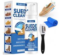 Balldanlu Suede Shoe Cleaner, 6.76 Oz Suede and Nubuck Cleaner, No-Rinse Foam Shoe Cleaner Kit for Leather, Boots, Knit, Canvas (White) (6.76oz)