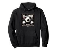 BALLER MODE - BLACK SIGN ATTACK AND DEFEND THE GOAL Pullover Hoodie