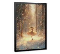 Ballerina Art,The Nutcracker Dancer Canvas Poster Bedroom Decor Landscape Office Room Decor Gift 24" L X 36" W
