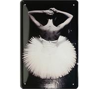 Ballerina Ballet Dancer Tin Plaque 20 x 30 cm Retro, 1721