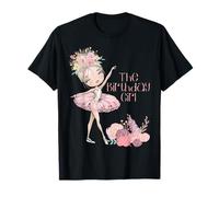 Ballerina Birthday Girl Matching Ballet Party Dancer T-Shirt