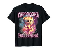 Ballerina Cappuccina AI Generare Carattere Italiano Brainrot T-Shirt