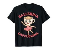 Ballerina Cappuccina Dance Coffee Italian Brainrot Meme Kids T-Shirt