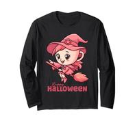 Ballerina Cappuccino Italian Brainrot Meme Witch Halloween Long Sleeve T-Shirt