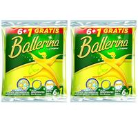 Ballerina Cleaning Cloth, Yellow, 6 + 1 Piece (Pack of 2)
