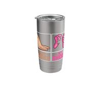 Ballerina Dancer Shoes Dancing Ballet Stainless Steel Insulated Tumbler