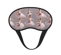 Ballerina Dancing Girl Sleep Mask 100% Light Blocking Eye Mask for Sleeping, Sleep Mask for Unisex for Travel/Nap