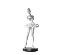 Ballerina Girl Figurines Ballet Dancer Statue Art Sculpture Figure Resin Home Decoration Desk Ornament Statuette for Your Desk/Bookshelf/Dinning Table