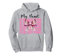 Ballerina Girl Mom Ballet Dance My Heart Is On That Stage Pullover Hoodie