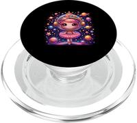 Ballerina Girl Space Astronaut Dancer Dancing Astronomy PopSockets PopGrip for MagSafe