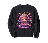 Ballerina Girl Space Astronaut Dancer Dancing Astronomy Sweatshirt