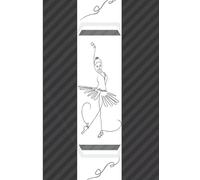 Ballerina Notebook: Black and White Ballet Journal for Girls 6x9 Lined 120 Pages | Amazing Gift for Ballet Dancer