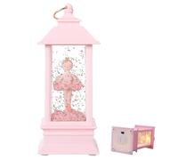 Ballerina Room Light - Graceful Bedside Lamp, Portable Battery Light | Ballerina Room Accent, Nursery Ballet Theme, Sweet Warm Glow Decoration, Art Of Ballerina