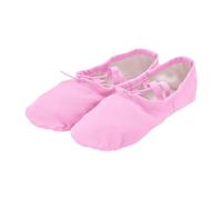Ballerinas Children's Girls Canvas Dance Shoes Soft Comfortable Ballet Slippers Canvas Shoes Dance Performance Slippers Art Trainers Non-Slip Ballet Shoes Dance Boots Canvas, hot pink, 11.5 UK Child