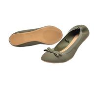 Ballerinas Women's Comfortable Soft Loafer Flat Dress Shoes Elegant Women's Shoes Party Wedding Shoes Bridal Shoes Ballet Pumps Casual Shoes Ballerina Shoes Mary Jane Low Shoes Slip On Shoes, Green, 5