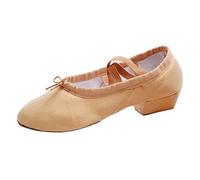 Ballerinas Women's Fabric - Soft Soles Dance Shoes with Medium Heel Ballet Dance Shoes Dance Demonstrations Shoes Belly Yoga Dance Training Shoes Hall Dance Practice Shoes, a, 9 UK