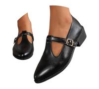 Ballerinas Women's Loafers Elegant Leisure Boat Shoes Fabric Shoes Low Shoes Women Low Top Shoes Festive Slip-On Shoes with Footbed Safety Shoes Elevate Shoes, black, 8.5 UK