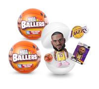 BALLERS 2 Capsules NBA Ballers by ZURU, Collectable Mystery Unboxing for Boys, Realistic Miniature Basketball Sports Toy