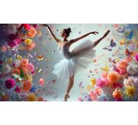 ballet 1000 Piece Jigsaw Puzzles for Adults Educational Games Jigsaw Puzzle Home Decors for Family Decorations 38x26cm/1000pcs