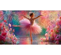 ballet 1000 Piece Jigsaw Puzzles for Adults Family Challenge Toys Jigsaw Puzzle Home Decors for Adults Gifts 38x26cm/1000pcs