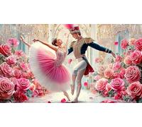 ballet 1000 Piece Jigsaw Puzzles for Adults Family Challenge Toys Jigsaw Puzzle Home Decors for The Whole for Women, Gifts for Men 38x52cm/1000pcs