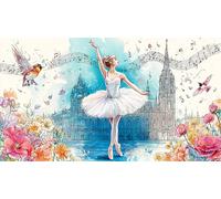 ballet 1000 Pieces Jigsaw Puzzles for Adults Educational Games Jigsaw Puzzle Home Decoration for Men Women Elders Seniors 75x50cm/1000pcs