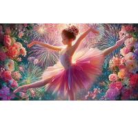 ballet 1000 Pieces Jigsaw Puzzles for Adults Family Challenge Toys Jigsaw Puzzle Home Decors for Adults Gifts 38x52cm/1000pcs