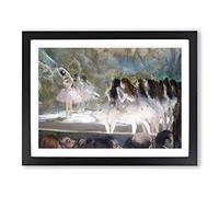 Ballet At The Paris Opera By Edgar Degas Classic Painting Framed Print | A2 Black Framed Wall Art | Ready to Hang | Classic Historical Picture | Living Room Bedroom Lounge Office