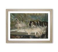 Ballet at The Paris Opera by Edgar Degas Framed Print | A2 Oak Framed Wall Art | Ready to Hang | Modern Nature Picture | Living Room Bedroom Lounge Office