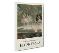 Ballet at The Paris Opera Edgar Degas Canvas Print | Gallery Wrapped 30mm Frame Wall Art | 30x20 inches | Ready to Hang | Impressionist Picture | Living Room Bedroom Lounge Office