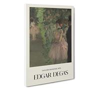 Ballet Ballerina Dancers Backstage Edgar Degas Canvas Print | Gallery Wrapped 30mm Frame Wall Art | 30x20 inches | Ready to Hang | Impressionist Picture | Living Room Bedroom Lounge Office