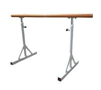 Ballet Barre Bar Floor Fixed Ballet Barre Bar for Home Kids Double Dance Bar for Stretch Dance or Active Workouts (White 150CM)