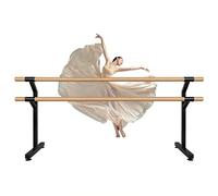 Ballet Barre, Freestanding Dance Bar, Heavy Duty Fixed Height System for Home and Studio Use, Ideal for Dance and Stretching Exercises