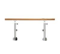 Ballet Barre Heavy-duty Stainless Steel Ballet Barre With Adjustable Height, Adult And Child Wall Mounted Extension Rod (Size : 2M/6.6FT)