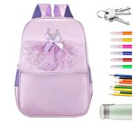Ballet Dance Backpack for Girls | Travel Daypack,Cute Ballet Dance Backpack Hiking Tutu Dress Dance Bag Dance Bag for Girls, Purple, Refer to description