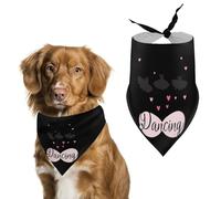 Ballet Dance Dancing Dog Bandana Adjustable Pet Scarf Bib Cute Triangle Handkerchief for Dogs Cats Gifts