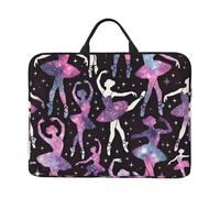 Ballet-Dance-Galaxies 14-Inch Laptop Case, Portable Laptop Computer Sleeve With Zipper Closure