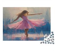 Ballet Dance Jigsaw Puzzles for Adults 1000 Piece for Adults Puzzle Educational Challenging Game Gifts Home Decoration Puzzle Toys Jigsaw Puzzle 1000pcs (75x50cm)