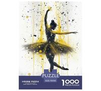 Ballet Dance Jigsaw Puzzles Puzzle for Adults Kids. 1000 Pieces Interesting Impossible Challenge Toy Educational Game Home Decoration for Educational Games Gifts 70x50cm/1000pcs