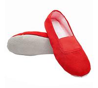 Ballet Dance Shoes for Women Toddler Ballet Slippers Soft Boys Dance Shoes for Toddler/Little Kid/Big Kid Red