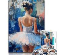 Ballet Dancer Adult Jigsaws 2000 Piece,Educational Game Challenge Toy Wall Decoration Unique Birthday And Xmas Gifts 70x100cm