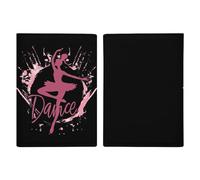 Ballet Dancer Ballerina Dance Passport Holder PU Leather Passport Protective Cover Travel Wallet Accessories