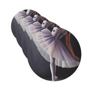 Ballet Dancer Car Air Freshener Cards for Women Men 4 Pack Cute Car Accessories Long Lasting Scent Car Diffuser Hanging Auto Aromatherapy Tablets Car Fresheners Gifts