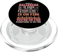 Ballet Dancer Dance Girl Ballerina Being A Ballerina Is Easy PopSockets PopGrip for MagSafe