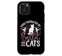 Ballet Dancer Dance Girl Ballerina Cat Easily Distracted By Case for iPhone 11 Pro