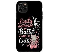 Ballet Dancer Dance Girl Ballerina Cat Easily Distracted By Case for iPhone 11 Pro Max