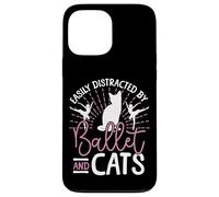 Ballet Dancer Dance Girl Ballerina Cat Easily Distracted By Case for iPhone 13 Pro Max