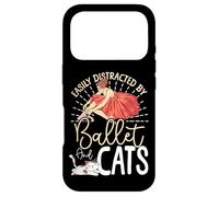 Ballet Dancer Dance Girl Ballerina Cat Easily Distracted By Case for iPhone 17 Pro