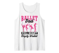 Ballet Dancer Dance Girl Ballerina Dad Ballet Dad Full Heart Tank Top