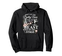 Ballet Dancer Dance Girl Ballerina Don't Let The Pretty Face Pullover Hoodie